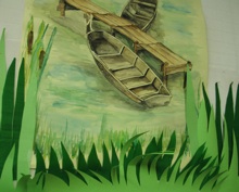 Oslikano Lonjsko polje iz Područne osnovne škole repušnica